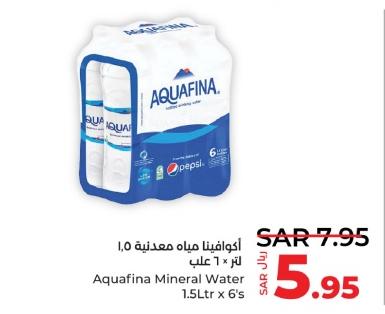Aquafina Mineral Water 1.5Ltr x 6's