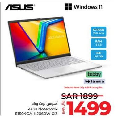 Asus Notebook E1504GA-NJ060W CI3