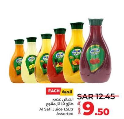 Al Safi Juice 1.5Ltr Assorted