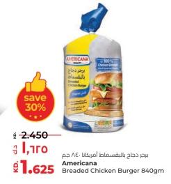 Americana Breaded Chicken Burger 840gm