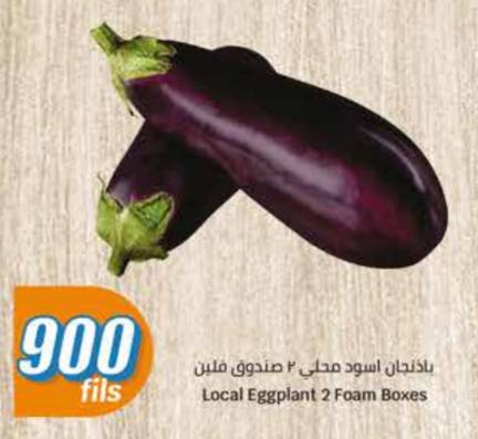 Local Eggplant 2 Foam Boxes