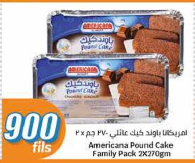 Americana Pound Cake Family Pack 2X270gm