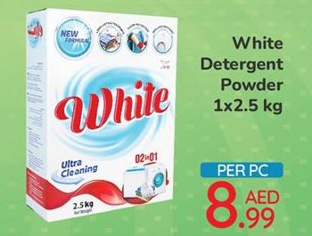 White Detergent Powder 1x2.5 kg