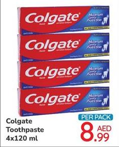 Colgate Toothpaste 4x120 ml