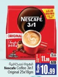 Nescafe Coffee 3in1 Original 25x18gm