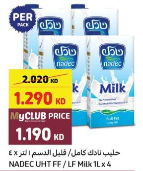 NADEC UHT FF/LF Milk 1L x 4