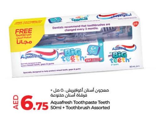 Aquafresh Toothpaste Teeth 50ml+Toothbrush Assorted