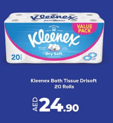 Kleenex Bath Tissue Drisoft 20 Rolls