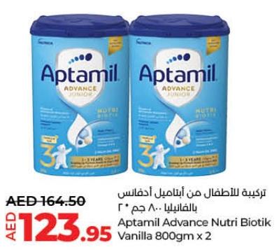 Aptamil Advance Nutri Biotik Vanilla 800gm x 2