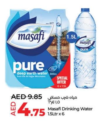 Masafi Drinking Water 1.5Ltr x 6