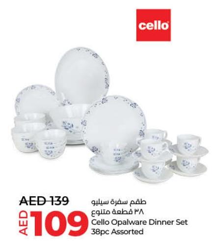 Cello Opalware Dinner Set 38pc Assorted