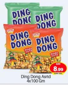 Ding Dong Asrtd 4x100 Gm