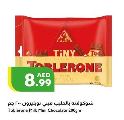 Toblerone Milk Mini Chocolate 200gm