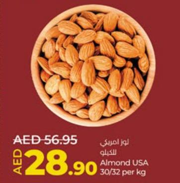 Almond USA 30/32 per kg