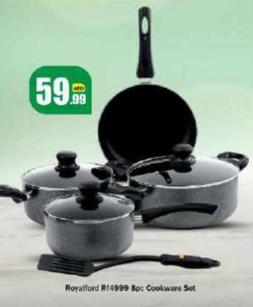 Royalford Rf4999 8pc Cookware Set