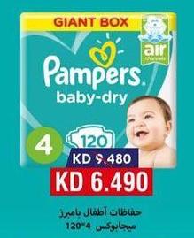 Pampers	Baby Diapers	s4-120 pcs