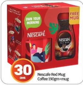 Nescafe Red Mug Coffee 190gm+mug