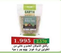 Earth Goods Organic Gluten Free Oat Flakes 900g 1 Piece