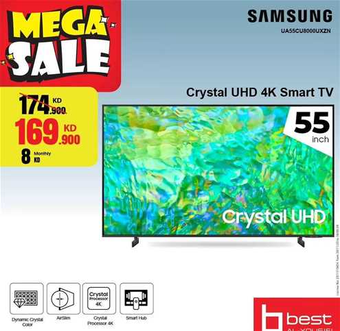 SAMSUNG UA55CU8000UXZN 55"