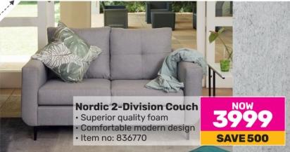 Nordic 2-Division Couch