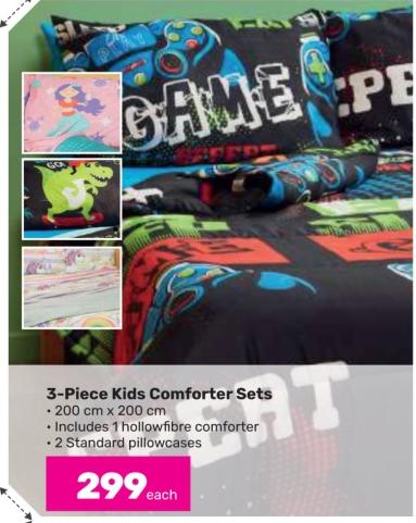 3-Piece Kids Comforter Sets
