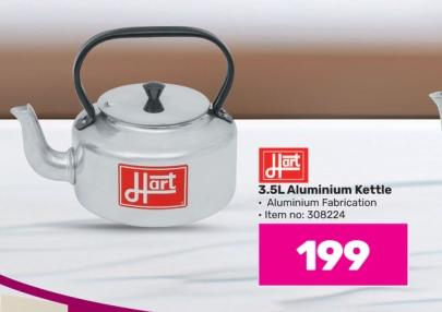 Hart 3.5L Aluminium Kettle