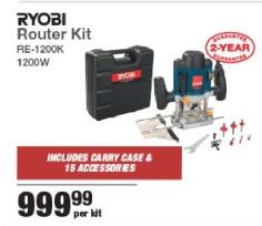 RYOBI Router Kit