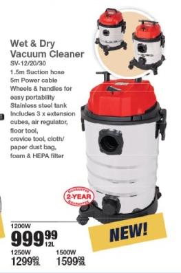 Wet & Dry Vacuum Cleaner 1200 w