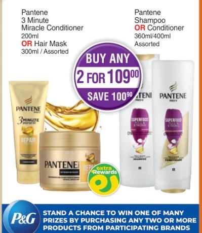Pantene 3 Minute Miracle Conditioner 200ml OR Hair Mask 300ml / Assorted