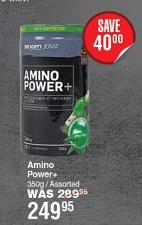 Amino Power+ 350g/Assorted