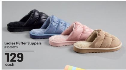 Ladies Puffer Slippers (850005715)