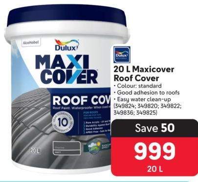 Dulux 20 L Maxicover Roof Cover