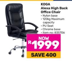 KOGA Alexa High Back Office Chair