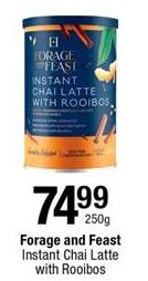 Forage and Feast Instant Chai Latte with Rooibos 250GM