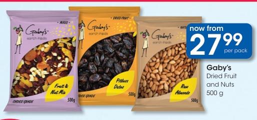 Gaby's Dried Fruit and Nuts 500 g