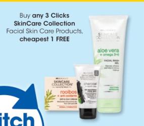 Buy any 3 Clicks SkinCare Collection Facial Skin Care Products, cheapest 1 FREE