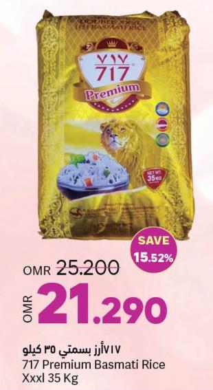 717 Premium Basmati Rice Xxxl 35 Kg