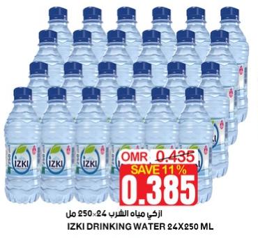 IZKI DRINKING WATER 24X250 ML