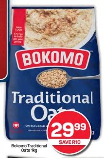 Bokomo Traditional Oats 1kg