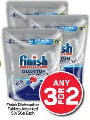 Finish Dishwasher  Tablets Assorted 50/56 Each