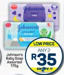 Johnson's Baby Soap Assorted 175g