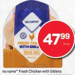 no name Fresh Chicken with Giblets