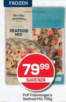 PnP Fishmonger's Seafood Mix 700g