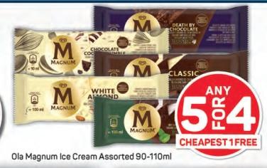 Ola Magnum Ice Cream Assorted 90-110ml