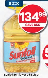 Sunfoil Sunflower Oil 5 Litre