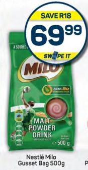Nestle Milo Gusset Bag 500g