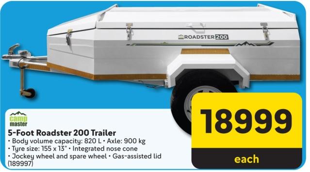 camp master 5-Foot Roadster 200 Trailer