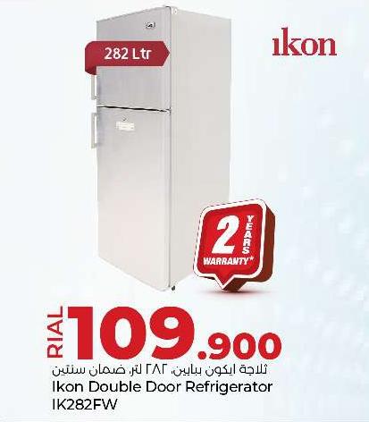 Ikon Double Door Refrigerator IK282FW