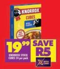 Knorrox Stock Cube 24 per pack