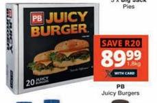 PB Juicy Burgers